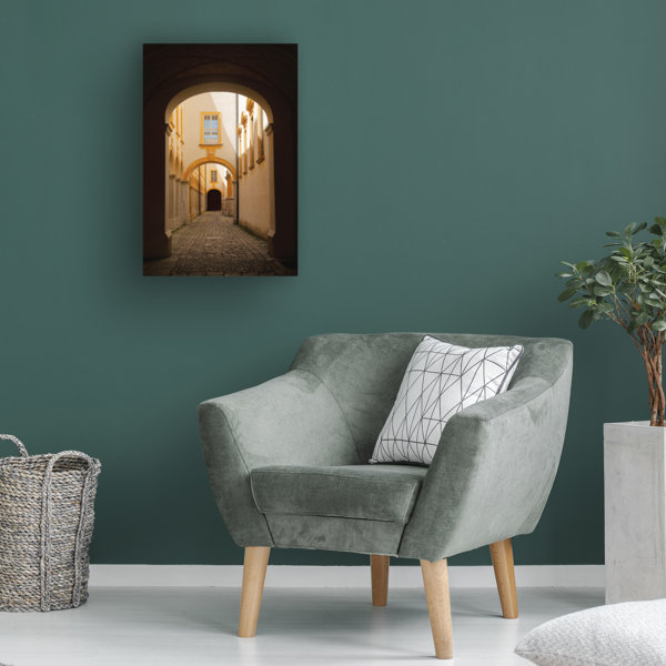 Latitude Run® Susan Vizvary Photography ''Abbey Hallway'' Canvas Art